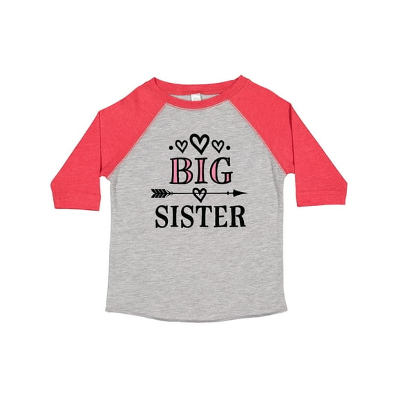 Inktastic Big Sister Announcement Girls Toddler T-Shirt