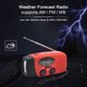 thumbnail image 2 of Equipo de radio Radio portátil con linterna AM / FM Lámpara de lectura NOAA Fuente de energía móvil meteorológica para radio de mano de manivela con energía solar de emergencia Irfora Equipo de radio, 2 of 7