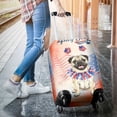 thumbnail image 3 of 4th of July Pug Celebrates Independence Day Travel Luggage Cover Dog Lover Gifts Suitcase Dust Protective Decor - 12010, 3 of 5