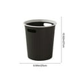 thumbnail image 3 of BiFandian Large Capacity Garbage Can, Household Trash Bin for Bathroom Toilet Living Room Kitchen, Wastepaper Basket for Home, Office, Dorm, Essential, 3 of 6