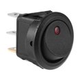thumbnail image 3 of Interruptor basculante LED de 3 pines, 20 A, 12 V, para coche, barco, encendido y apagado (rojo), 3 of 6