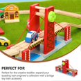 thumbnail image 4 of 1 Set Wooden Train Tracks Railway Toys Track Drawbridge Overpass Model Toys, 4 of 4