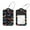 multicolored 3, variant on PhooArto Airplane with Dashed Path Lines Luggage Tags with Stainless Steel Loop, 2 Pack Luggage Tag Holders for Travel Luggage Baggage Identifier