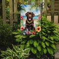 thumbnail image 2 of Chocolate Labrador Retriever Luau Garden Flag 11.25 in x 15.5 in, 2 of 5