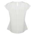 thumbnail image 2 of Henbury Womens Pleat Front Short Sleeve Top, 2 of 4
