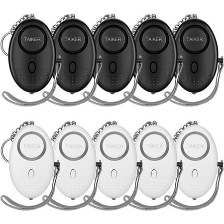 Personal Safety Alarm - 135dB Ultra Loud Siren with LED Strobe Light, USB-C Rechargeable, Compact Keychain Alarm for Women/Men, Emergency Flashlight & Vibration Alert(Purple)