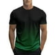 thumbnail image 1 of Tops para hombre, blusas y camisas de manga corta con cuello redondo para hombre, blusa informal de verano para hombre, blusa de manga corta con degradado y cuello redondo, blusa de poliéster para hom, 1 of 4