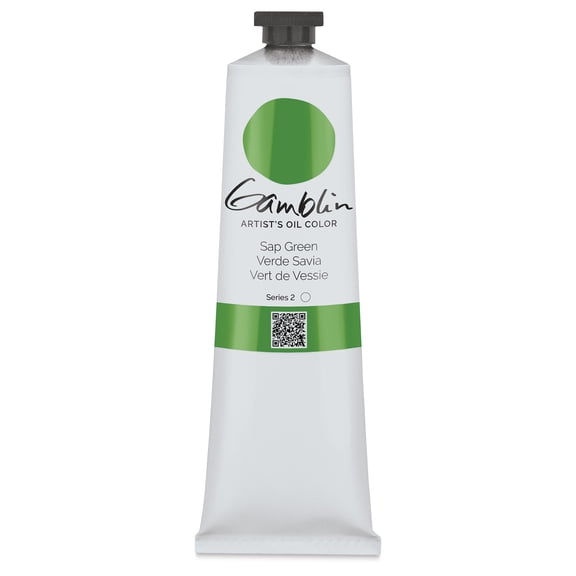 Gamblin Artist's Oil Color - Sap Green, 150 ml tube