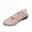 Beige, variant on Women's Floral Lace Slip-On Flats, Breathable Cushioned Summer Flats