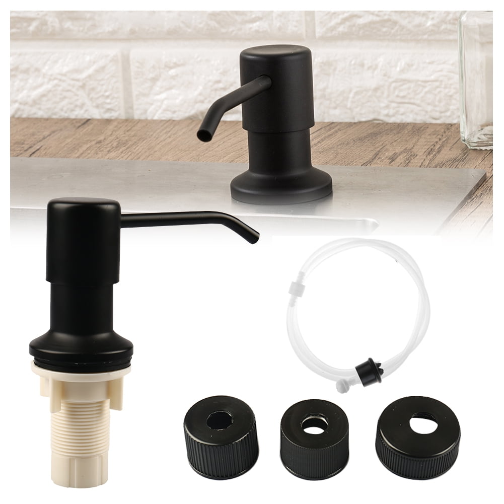 Kitchen soap dispensers brushed nickel