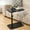 Black-Plane, variant on Buric C-shaped Adjustable Sofa Side Table, 360° Swivel Small Side Table, Side Table For Living Room, Bedroom, Sofa TV Tray Table, Side Table For Small Space (Black)