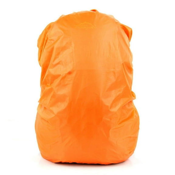 MLINS Waterproof Rain Cover for Backpacks Made of Nylon Keeps Gear Dry with Elastic Design 45L Orange