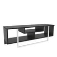 thumbnail image 2 of Asal 47" Modern Metal Wood TV Stand for 55 inch TV Bendire White, 2 of 5