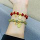 thumbnail image 4 of Pulsera de la suerte del Año del Dragón para mujer, brazalete de lujo con cuentas de cristal Rojas, estilo chino, para oración, regalo de Navidad y Año Nuevo, 2024, 4 of 4