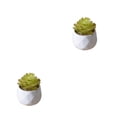 thumbnail image 4 of Injueey Bonsái de simulación suculenta artificial, arreglo de flores falsas, paisaje, sala de estar, suministros para el jardín y el hogar tipo 2 2Conjunto, 4 of 6