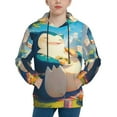 thumbnail image 3 of Youth Cartoon Hoodie Fashion Long Sleeve Kids Pullover Coat Casual Hoody Hooded Sweatshirts for Boys Girls, 3 of 8