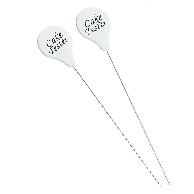 2pcs Stainless Steel Cake Tester Reusable Metal Cake Probe Cake Testing