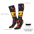 thumbnail image 4 of Fuzoiu Playful Ghosts Night Sky Print Adult Stockings,Crew Socks,Unisex Fashion Socks, Casual Sports Socks,Comfortable Crew Socks for Everyday Wear and Sports, 4 of 6