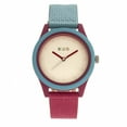 thumbnail image 3 of Crayo CR3906 Pleasant Unisex Wrist Watch, Maroon Hands with Maroon Leatherette Band, 3 of 7