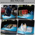 thumbnail image 3 of HUISEFOR Blue Butterfly Car Trunk Mat 29" x 39" Cargo Mat Rear Trunk Liner Anti-Scratch Cars Accessories Full Protection Universal Fit for Most Vehicle, 3 of 7