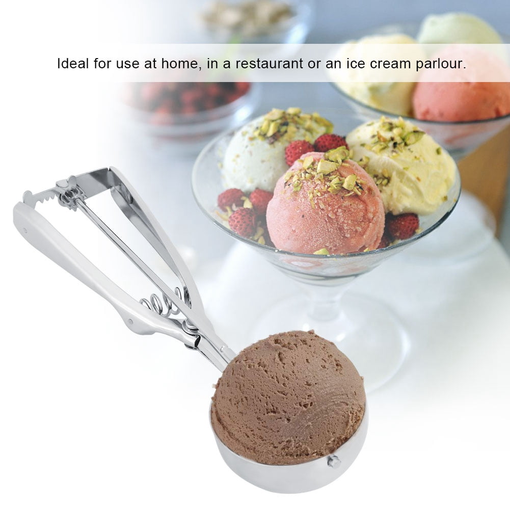 Mgaxyff Stainless Steel Ice Cream Scoop Cookie Scoop Ice Cream Scoop