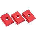 thumbnail image 4 of 8 Pieces of M8 T Type Track Slider 30/45 Type Track Clamp Screw Groove Fastener Woodworking Tool Red, 4 of 8