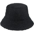 thumbnail image 6 of CoCopeaunts Bucket Hats Fashion Europe America Versatile Thickened Plush Solid Stripe Warm Fisherman's Hat for Men and Women, 6 of 8