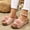 Pink, variant on Ladies' Floral Embellished Wedge Platform Slides, Soft Non‑slip Cushioned Slip‑on Breathable Summer Footwear Beige 40