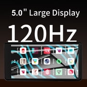 MUSICOZY 128GB MP3 Player with Bluetooth WiFi,Android 12 OS MP3&MP4 Players with 5 Touchscreen and 64GB ROM,1080P 120Hz,16MP Camera,Digital Music Player with Spotify,Audible,Play Store for Students