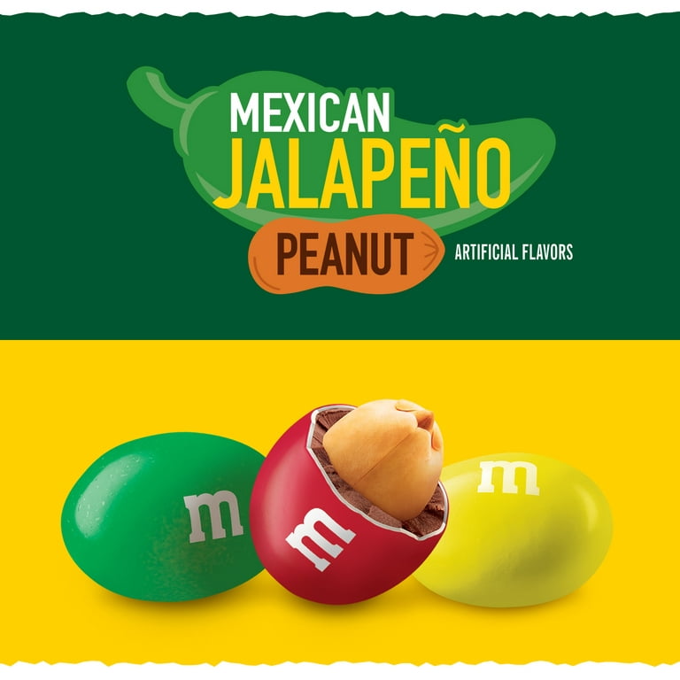 M&M's M&M'S Mexican Jalapeño Peanut Chocolate Candy Flavor Vote, 1.74 oz.