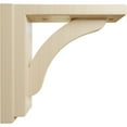 thumbnail image 3 of Ekena Millwork 2 1/2"W x 8 3/4"D x 8 1/4"H Reece Shelf Bracket, Rubberwood (4-Pack), 3 of 4