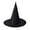 Black-01, variant on Xfvqtps Halloween Witch Hat Solid Color Halloween Spire Hats for Party Accessory Black-01