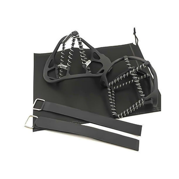 Soidarity Tacos de tracción Botas de generalizado Garras para hielo Liviano Fácil de instalar Crampones antideslizantes para actividades al aire Pescar No.2 Soidarity OD010305-02