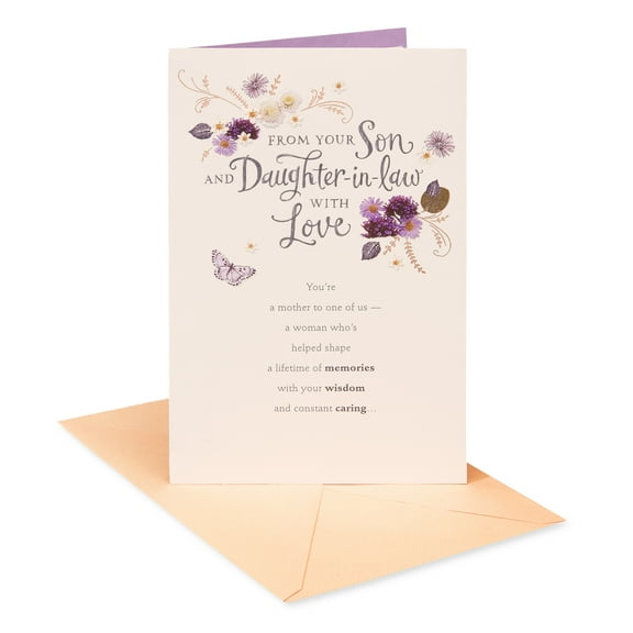 American Greetings Mother's Day Card from Son and Daughter-in-Law (Filled with Love)