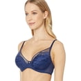 thumbnail image 3 of Natori DARK NIGHT Flora Contour Underwire Bra, US 34DD, UK 34DD, 3 of 6