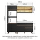 thumbnail image 3 of Cocina Integral Completa Modular Madesa Reims 190cm Negro 03, 3 of 10