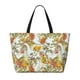 thumbnail image 2 of Disketp Ducks and Flowers Bolsa de Playa de Gran Capacidad, Bolso Impermeable y a Prueba de Arena para Mujer, Ideal para Playa, Piscina y Natación, 2 of 7