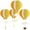 Yellow, variant on 4PCS 3D Paper Balloon Hanging Decor Pendant For Wedding Baby Shower Birthday Hot Air Balloon Decoration