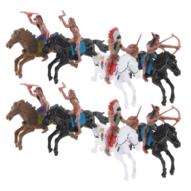 FELTECHELECTR 8 figuras de plástico para montar a caballo (estilo mixto)