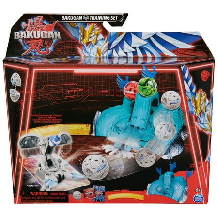Bakugan Training Set with Ventri, Avian Clan Themed, Customizable Action Figure, Trading Cards, and Playset, Kids Toys for Boys and Girls 6 and up