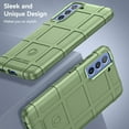 thumbnail image 3 of Dteck for Samsung S21 FE Case, Military Grade Shockproof Galaxy S21 FE Case, Heavy Duty Drop Protective Samsung Galaxy S21 FE Phone Case, Anti-Scratch Tough Slim TPU Bumper Phone Cover-Black,Green, 3 of 7