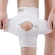 thumbnail image 1 of Rodillera Galvaran con estabilizadores laterales para la recuperación de lesiones por artritis Acl Mcl, soporte de rodilla ajustable y transpirable, color blanco, 1 of 5