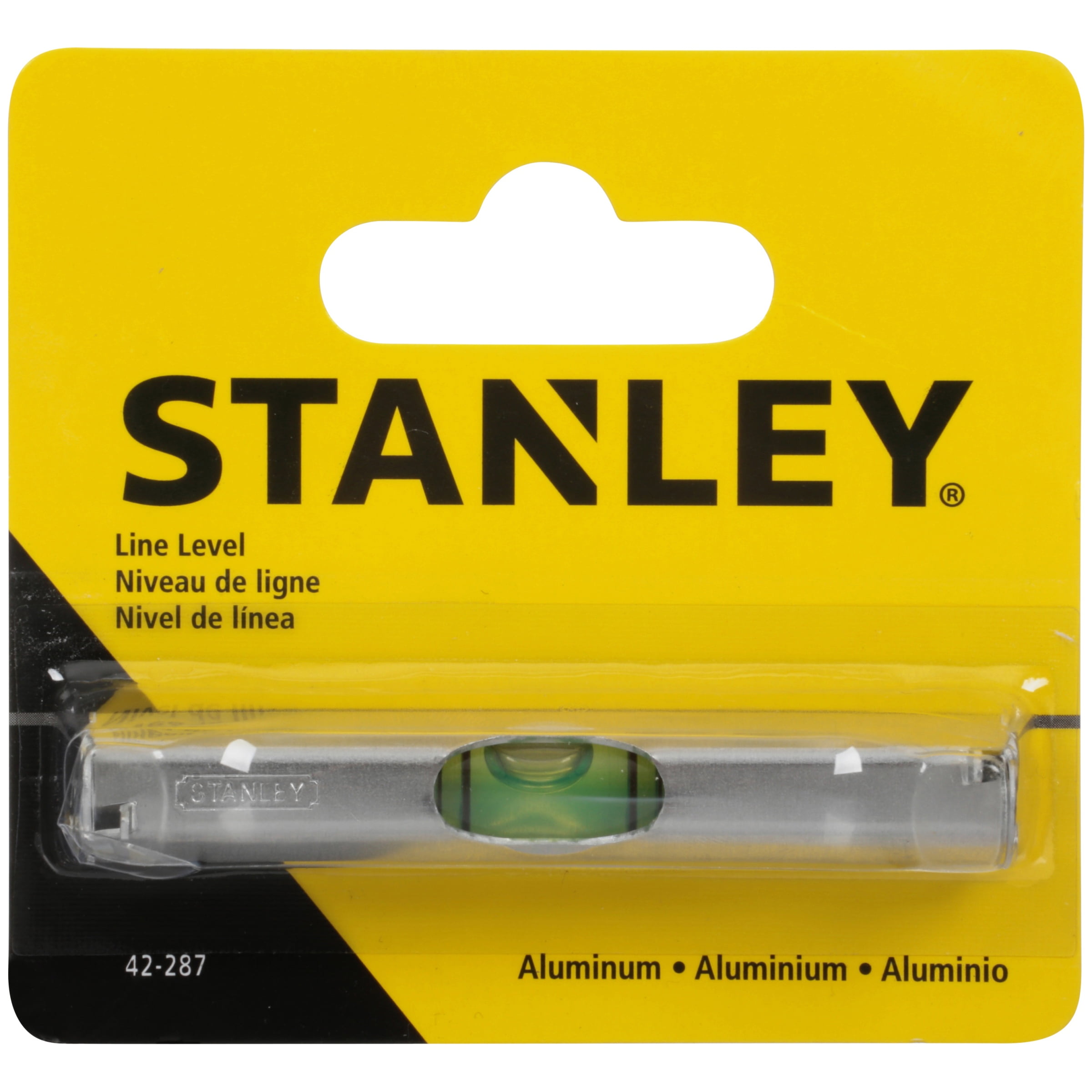 Stanley 42-193 High Visibility Plastic Line Level, Yellow, 3