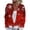 Deep Red, variant on Stralyhd Christmas Cardigan for Women Oversized Button Down Long Sleeve Knitted Sweater Funny Xmas Tree Print Soft Casual Fall Winter Warm Sweater Khaki L