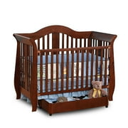 Simplicity - Providence 4-in-1 Convertible Crib, Walnut