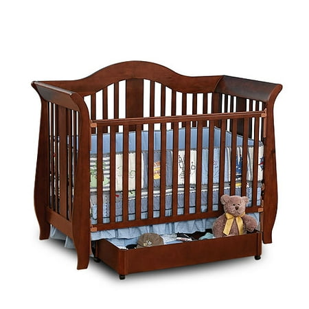 Simplicity - Providence 4-in-1 Convertible Crib, Walnut