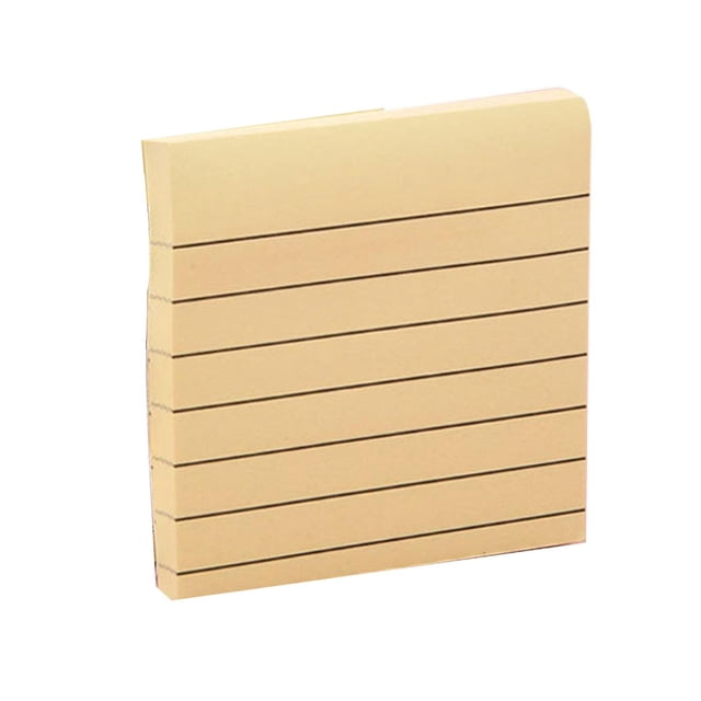 Clearance Lined Sticky Notes 6 Pads 3x3 Inches Aesthetic Pads With Lines Neutral Boho Self Stick Note Pads Perfect For Home School Desk Accessories 100 Sheets/pad 6