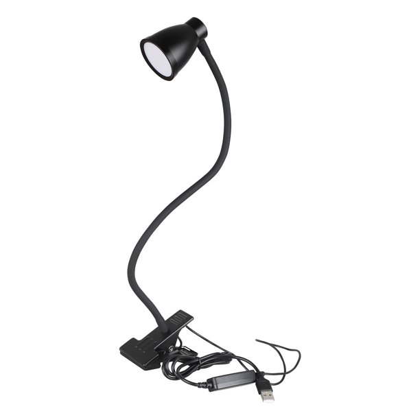 LED Reading Light with Clip and Stand TSV USB Rechargeable Book Lights, Eye Protection 3W