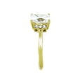 thumbnail image 4 of 1.77Ct Emerald Cut Cz Stainless Steel Gold Plated Engagement Ring Womens Size 8, 4 of 5