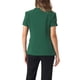 thumbnail image 3 of SACO CHIC para Mujeres INSPIRE con Solapa Notch, Mangas Cortas, Un Botón, Chaquetas de Traje para Trabajar, Color Verde, 3 of 6